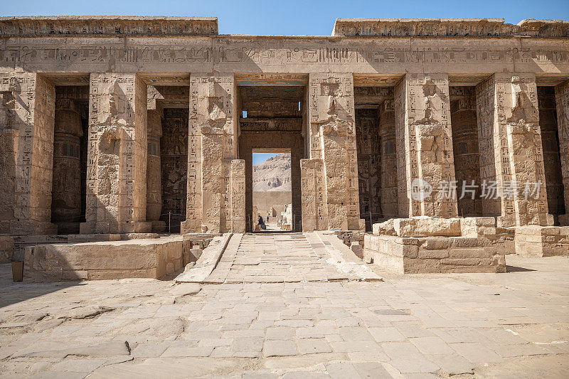 Medinet Habu神庙的第二庭院